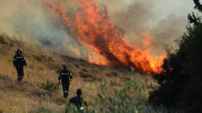 Υψηλά ποσοστά για πυρκαγιά τη Δευτέρα - Ποιες περιοχές κινδυνεύουν