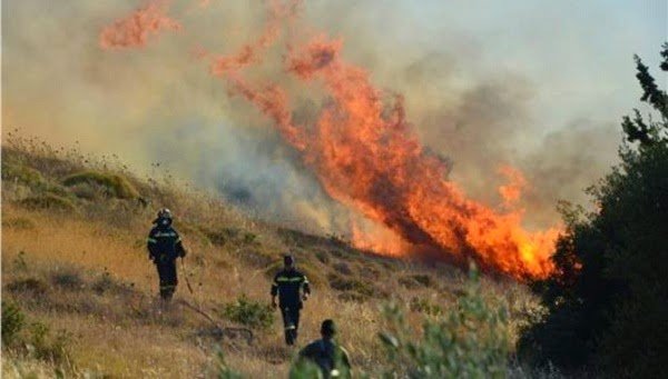 Υπό έλεγχο η πυρκαγιά στο Ηράκλειο Κρήτης