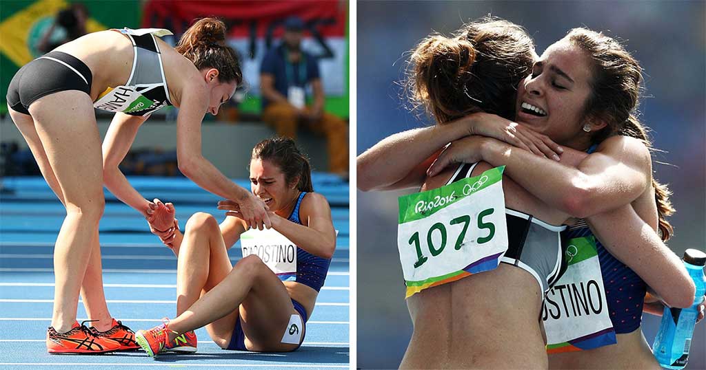 Αθλήτρια σταματά για να βοηθήσει συναθλήτριά της, τερματίζει τελευταία αλλά προκρίνεται στον τελικό