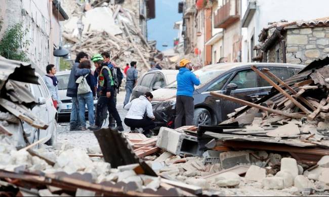 Ανάμεσα στους νεκρούς από τον σεισμό της Ιταλίας δεν υπάρχουν Έλληνες