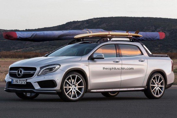 Mercedes GLA pick-up για outdoor δραστηριότητες!