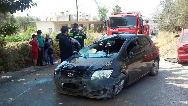 Χανιά: Ανατροπή αυτοκινήτου στις Μουρνιές με έναν τραυματία
