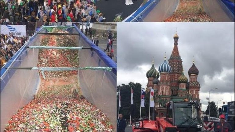 Μόσχα: Η μεγαλύτερη ελληνική σαλάτα πάει για ρεκόρ Γκίνες