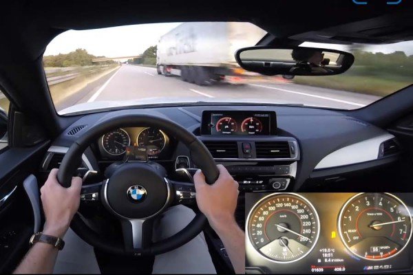 Φουλ γκάζια με BMW M240i στην Autobahn (video)
