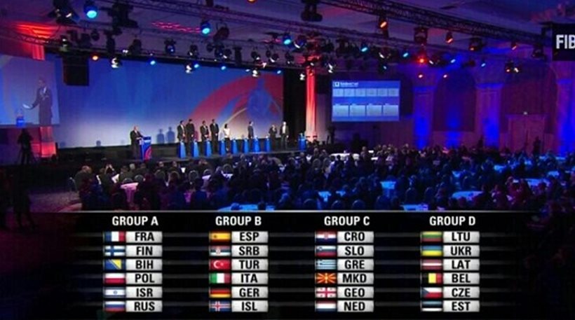 Στις 22 Νοεμβρίου η κλήρωση για το Eurobasket 2017