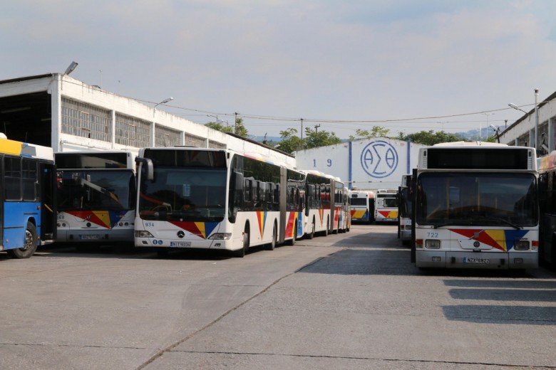 Στους δρόμους από τα ξημερώματα της Πέμπτης τα λεωφορεία στη Θεσσαλονίκη