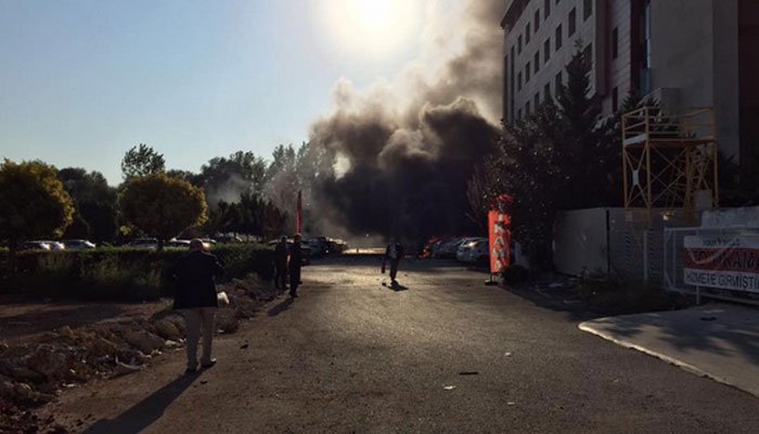 Έκρηξη στο εμπορικό επιμελητήριο στην Αττάλεια της Τουρκίας (video)