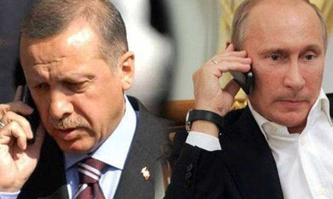 Τηλεφωνική επικοινωνία Πούτιν - Ερντογάν για τη Συρία