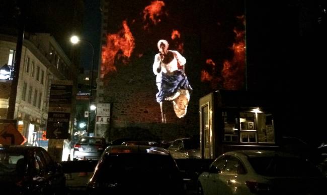 Φαντάσματα από το παρελθόν σε τοίχους του Μόντρεαλ (εικόνες&video)