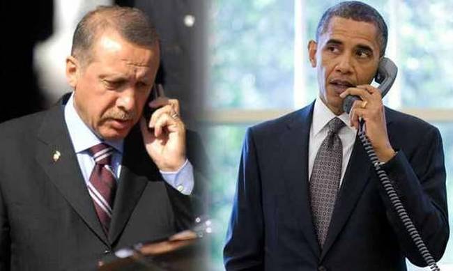 Έκτακτη τηλεφωνική επικοινωνία Ομπάμα - Ερντογάν