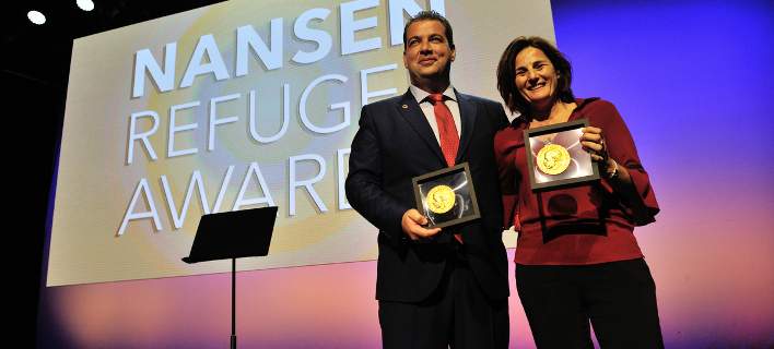 Σε δύο έλληνες εθελοντές το βραβείο Νάνσεν για την προσφορά τους στο προσφυγικό