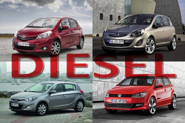 Σύγκριση diesel Hyundai i20 vs Opel Corsa vs Toyota Yaris vs VW Polo
