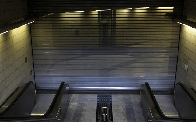 Κλειστός ο σταθμός του Μετρό «Μέγαρο Μουσικής» λόγω της νεροποντής