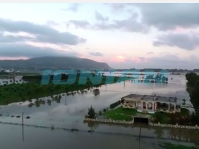 VIDEO: Οι σφοδρές βροχοπτώσεις στη Ζάκυνθο δημιούργησαν λίμνη που είχε αποξηραθεί!