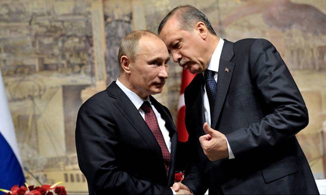 Τηλεφωνική επικοινωνία Πούτιν - Ερντογάν για την κατάσταση στη Συρία