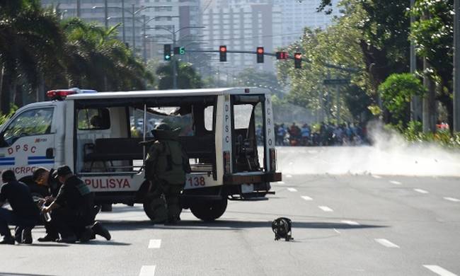 Φιλιππίνες: Ελεγχόμενη έκρηξη σε ύποπτο δέμα κοντά στην αμερικανική πρεσβεία