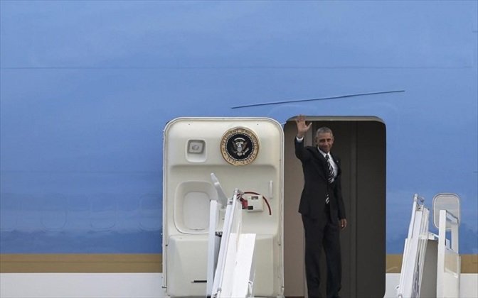 Αναχώρησε από το «Ελ. Βενιζέλος» το αμερικανικό προεδρικό αεροσκάφος