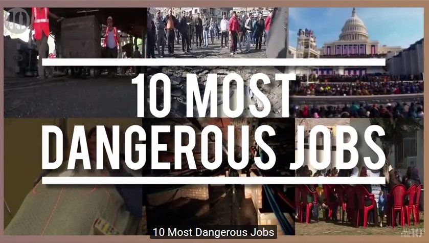 Τα 10 πιο επικίνδυνα επαγγέλματα (video)
