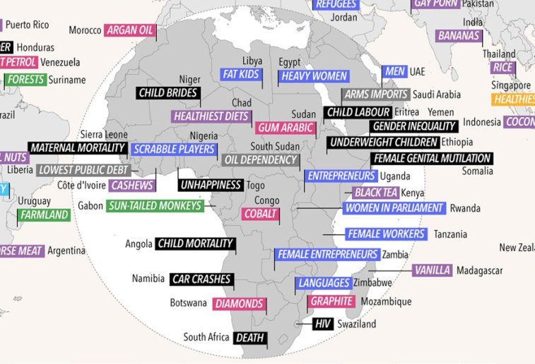 international number ones statistics world map 2016 6