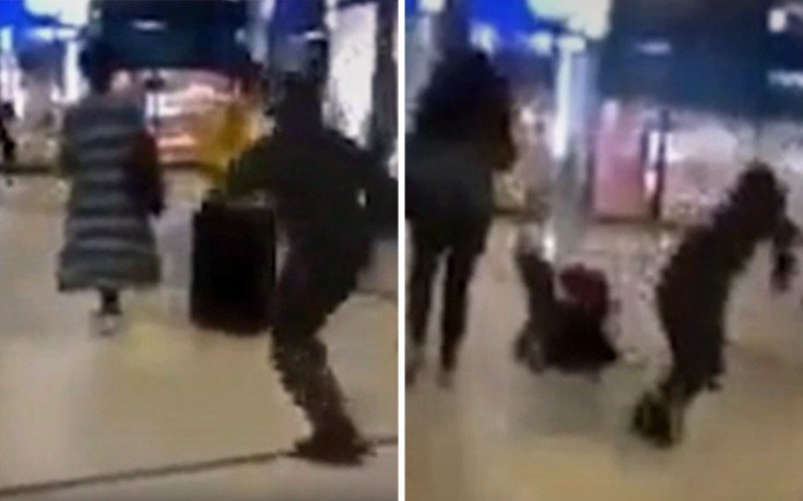 Νέα αναίτια επίθεση νεαρού σε γυναίκα σε εμπορικό κέντρο (βίντεο)