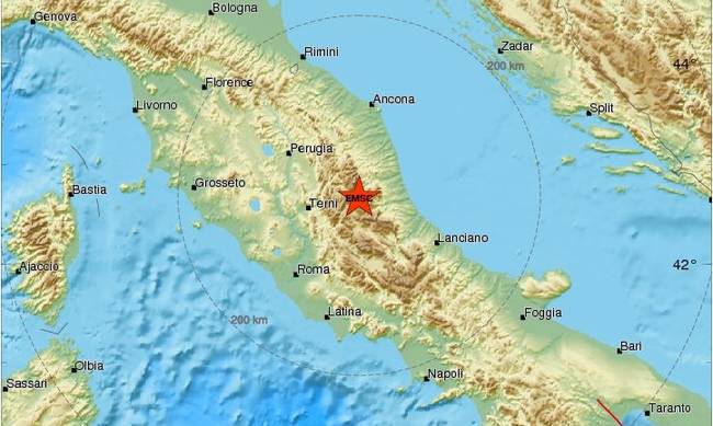 Ισχυρή σεισμική δόνηση στην Ιταλία