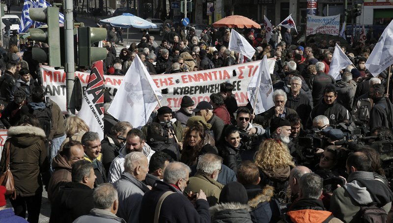 Σε εξέλιξη το αγροτικό συλλαλητήριο στην Αθήνα