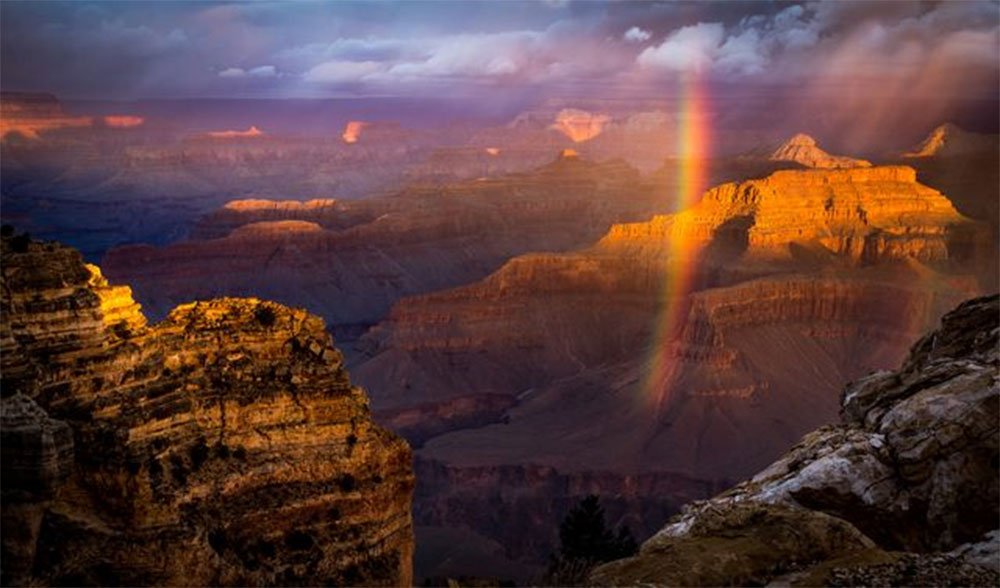 Ουράνιο τόξο στο Grand Canyon