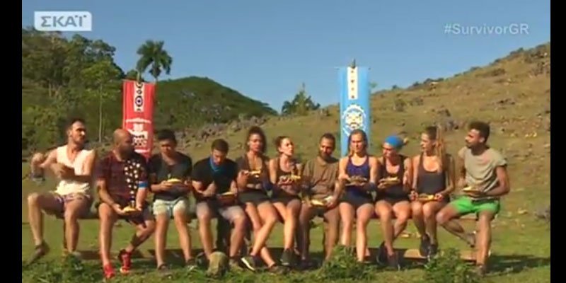 Survivor: Επιτέλους νίκησαν οι μαχητές και απόλαυσαν ένα πιάτο φαγητό (video)
