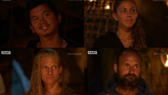 Survivor: Υποψήφιοι προς αποχώρηση Πάνος, Ορέστης, Ελισάβετ και Σάρα!