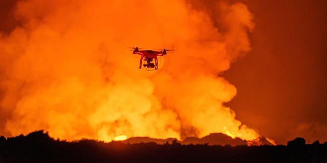 Επιστημονική πρόοδος: Παρακολούθηση ηφαιστείων με drone