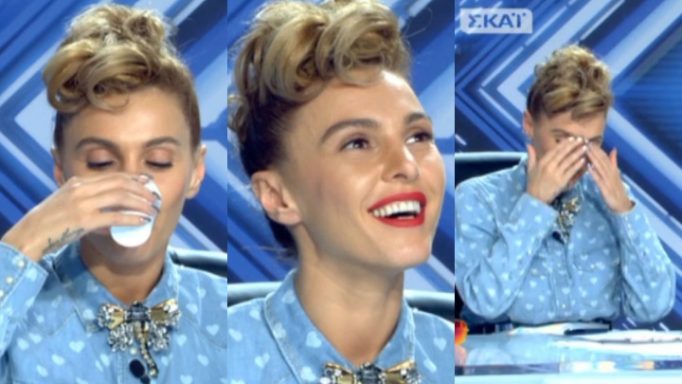 X Factor: Ζαλίστηκε από τη ρακή η Τάμτα! Γέλια στο πλατό από τους κριτές!
