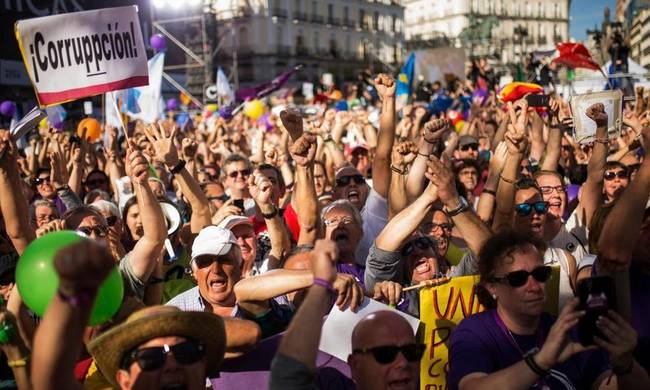 Τεράστια διαδήλωση στην Ισπανία ενάντια στις «άθλιες συνθήκες εργασίας» και τους χαμηλούς μισθούς