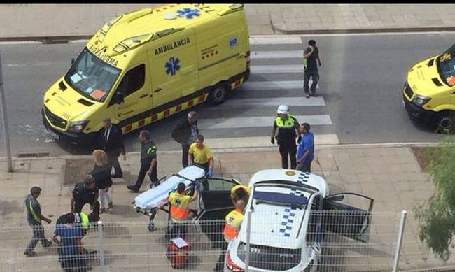 Πυροβολισμοί στη Βαρκελώνη – Δύο αστυνομικοί τραυματίες (pics)