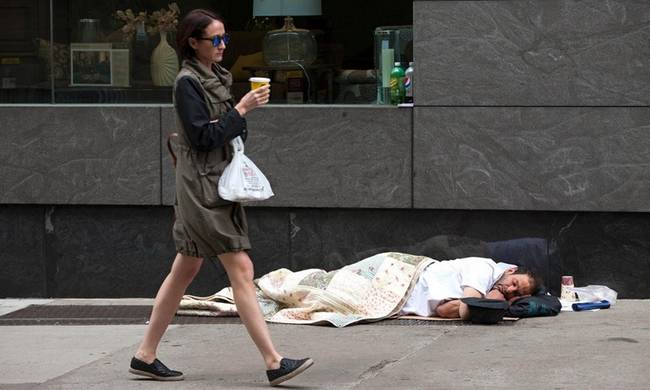 ΗΠΑ: Οι άστεγοι αυξήθηκαν κατά 39% μέσα σε έναν χρόνο στη Νέα Υόρκη