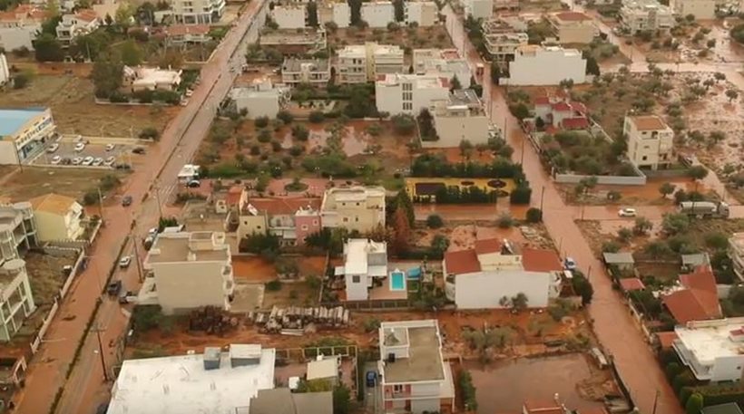 Video από drone δείχνει όλο το μέγεθος της καταστροφής