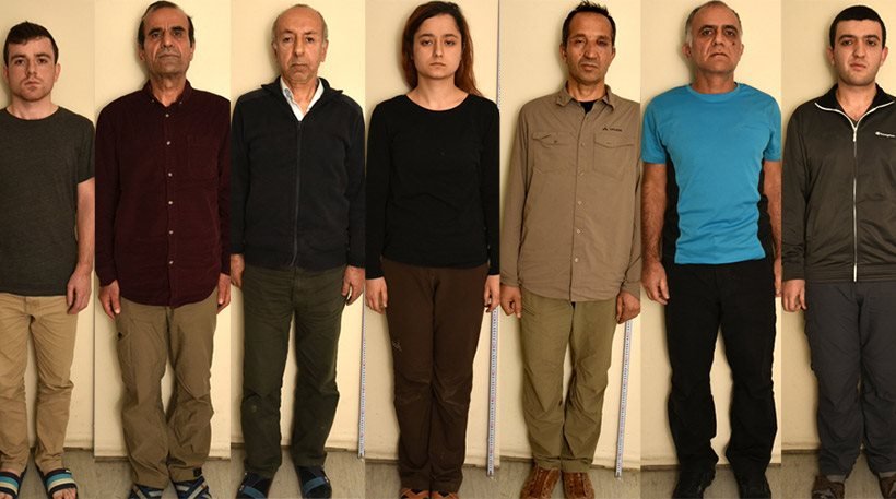 Αυτοί είναι οι Κούρδοι που συνελήφθησαν στη γιάφκα