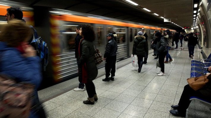 Χωρίς μετρό τη Δευτέρα λόγω 24ωρης απεργίας