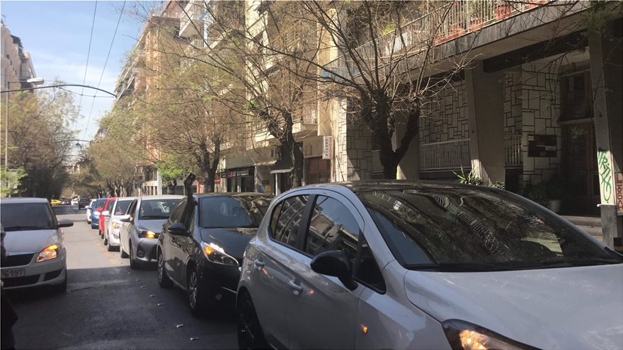 Διαμαρτυρία των οδηγών της Uber στο κέντρο της Αθήνας