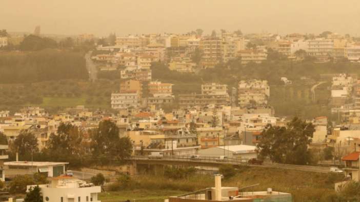 Επιστρέφει η αφρικανική σκόνη στην Κρήτη