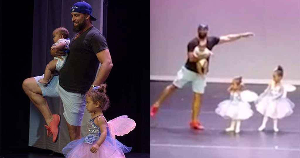 Πατέρας ανέβηκε στην σκηνή και χόρεψε μπαλέτο μαζί με την κόρη του επειδή έβαλε τα κλάματα