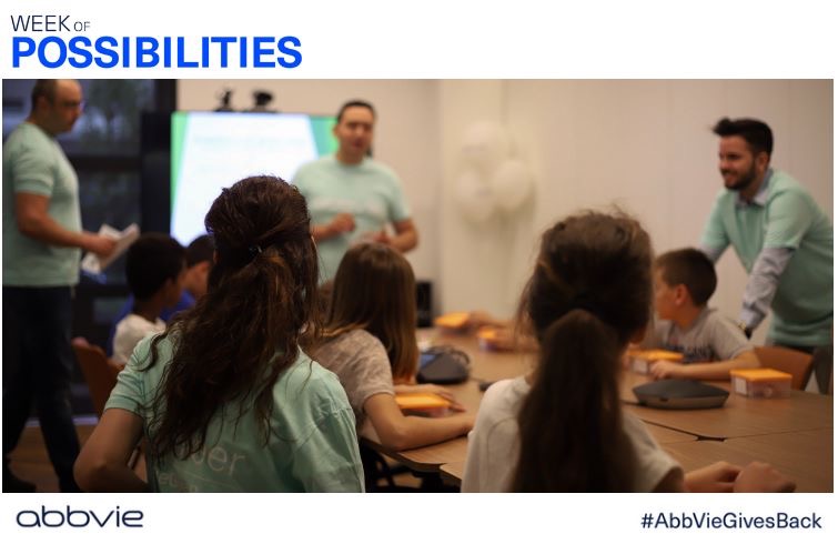 AbbVie : Γιορτάζει την 5η επέτειο του παγκόσμιου προγράμματος εθελοντισμού "Week of Possibilities"