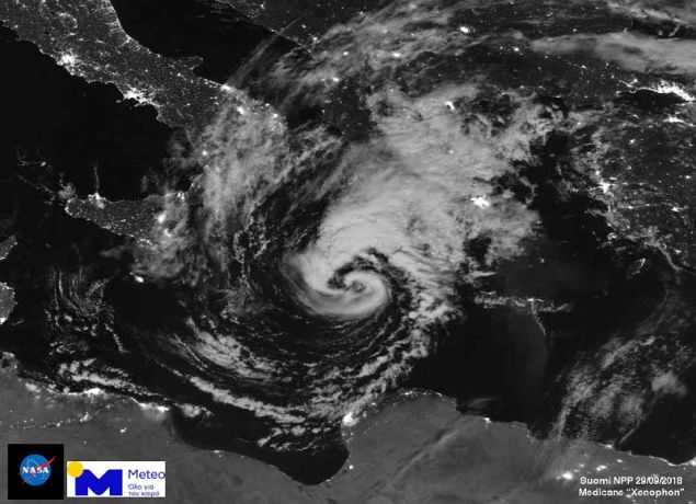 Ο κυκλώνας Ζορμπάς μέσα από τα «μάτια» της NASA