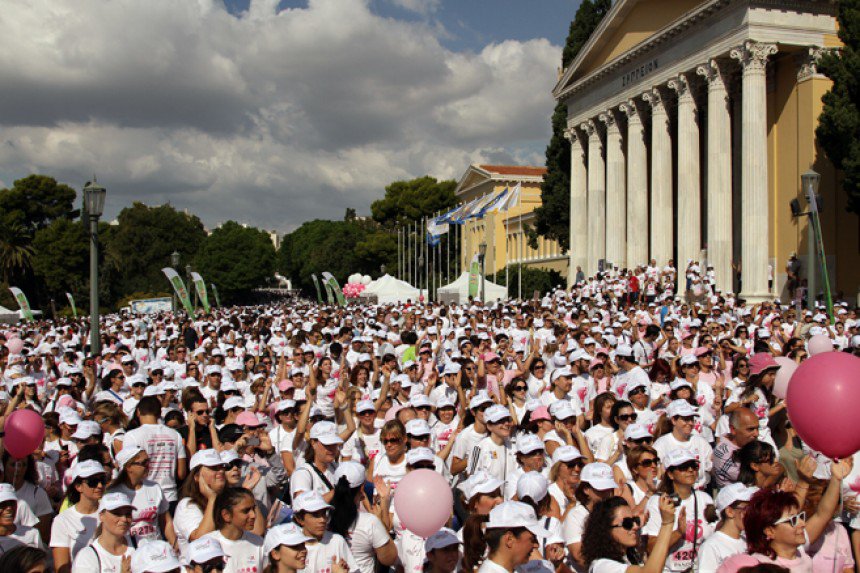 Άλμα Ζωής : 40.000 συμμετέχοντες χάραξαν δρόμο ενάντια στον καρκίνο του μαστού