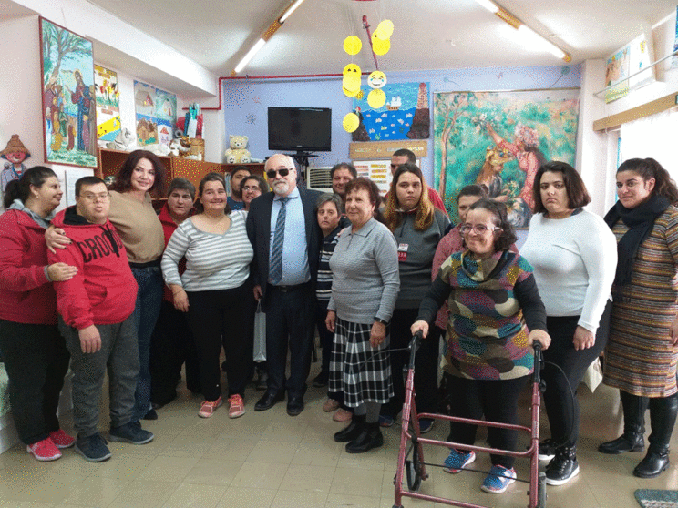 ΕΣΑμεΑ : Ο Γιάννης Βαρδακαστάνης επισκέφθηκε το Κέντρο «ΕΛΠΙΔΑ» στη Ρόδο