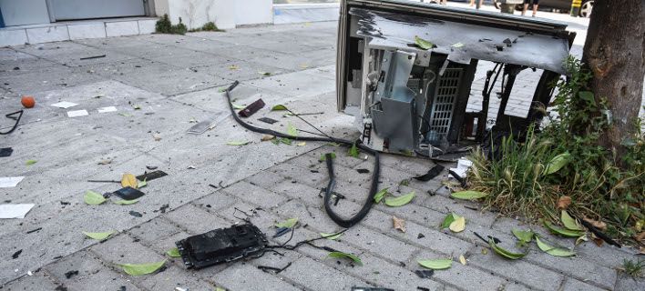 Εμπρησμός ΑΤΜ σε υποκατάστημα τράπεζας στη Θεσσαλονίκη