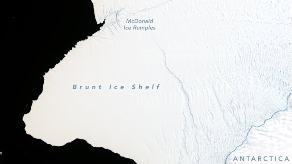 Παγόβουνο ετοιμάζεται ν΄ αποκολληθεί από την Ανταρκτική