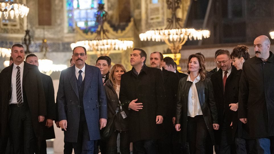 Η επίσκεψη του Πρωθυπουργού της Ελλάδας Αλέξη Τσίπρα στην +Αγία Σοφία [ΒΙΝΤΕΟ]