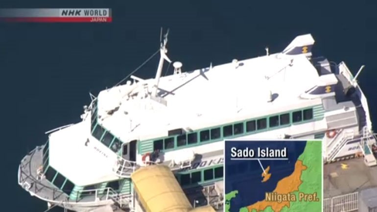 Ιαπωνία: 87 τραυματίες από τη σύγκρουση ενός φέρι με μία φάλαινα!