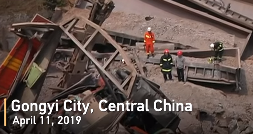 (Video) Κίνα: Εκτροχιάστηκε συρμός και καταπλάκωσε σπίτι, έξι νεκροί