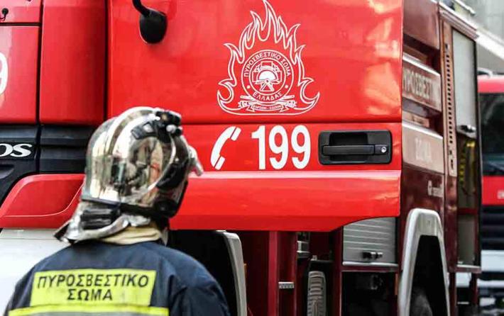 Φωτιά σε ταξί εν κινήσει στη Θεσσαλονίκη